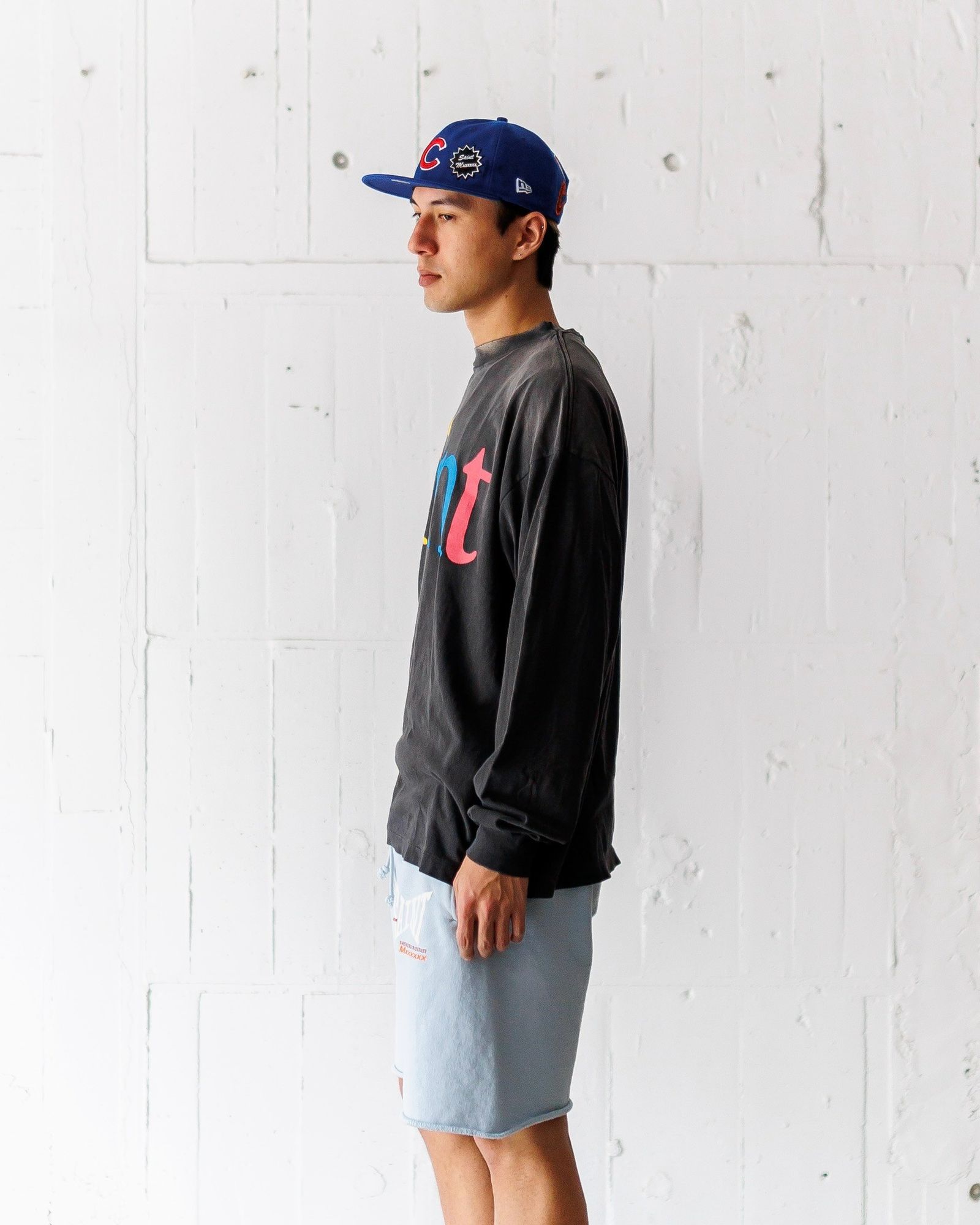 セントマイケル RAINBOW LS TEE(SM-HR8-0000-032)BLACK☆再入荷しました！