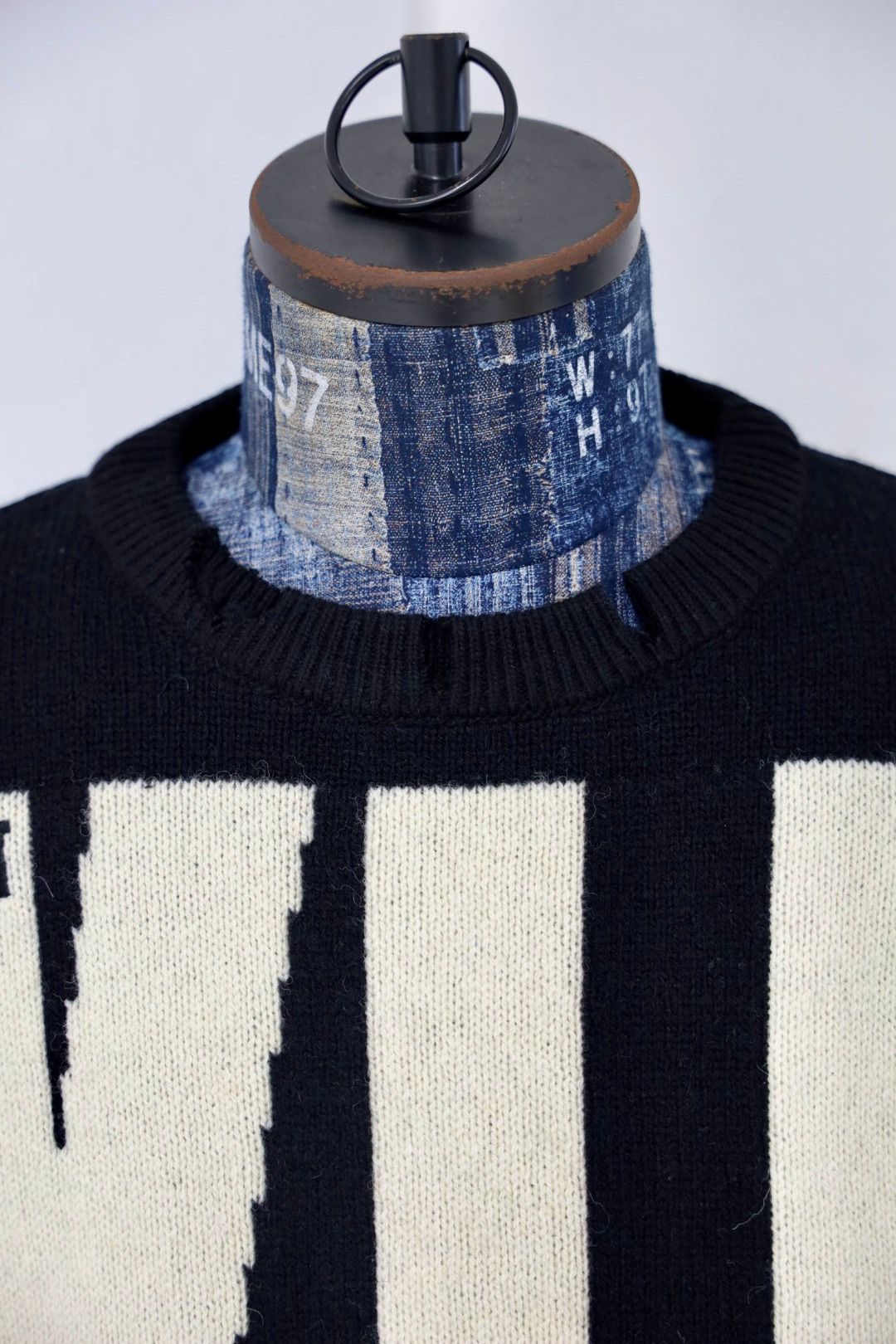 セントマイケル KLF_CREW NECK KNIT/KLF/BLACK(SM-HR1-0000-C08)☆10月25日(土)発売！