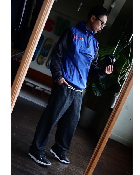 PLAY Comme des Garçons×K-WAY HOODIE HALF ZIPスタイル
