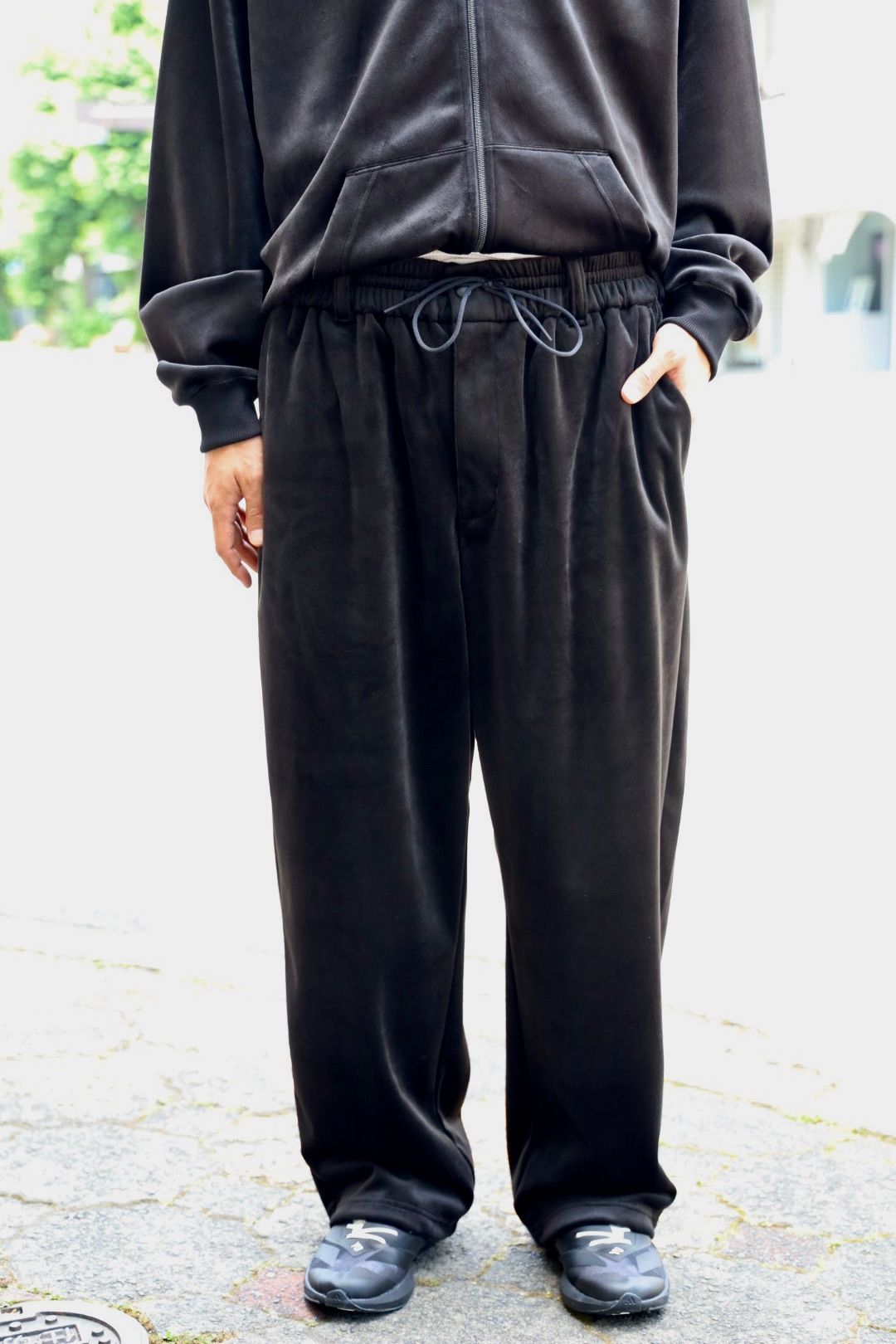 ワイスリー Y-3 トラックパンツ VELVET TRACK PANTS(KT1374)BLACK☆新作発売！