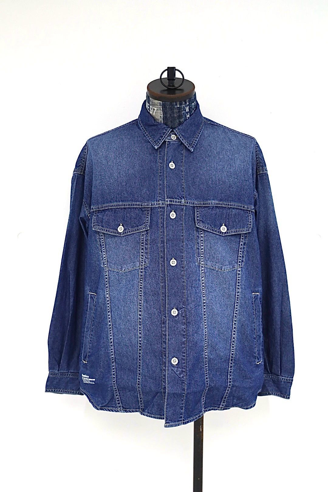 フレッシュサービス 26AW N/C TECH DENIM TRUCKER SHIRT(FSC263-50043)DARK WASH☆9月5日(土)新作発売！