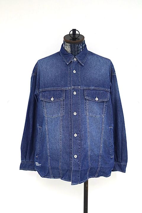 フレッシュサービス 26AW N/C TECH DENIM TRUCKER SHIRT(FSC263-50043)DARK WASH☆9月5日(土)新作発売！