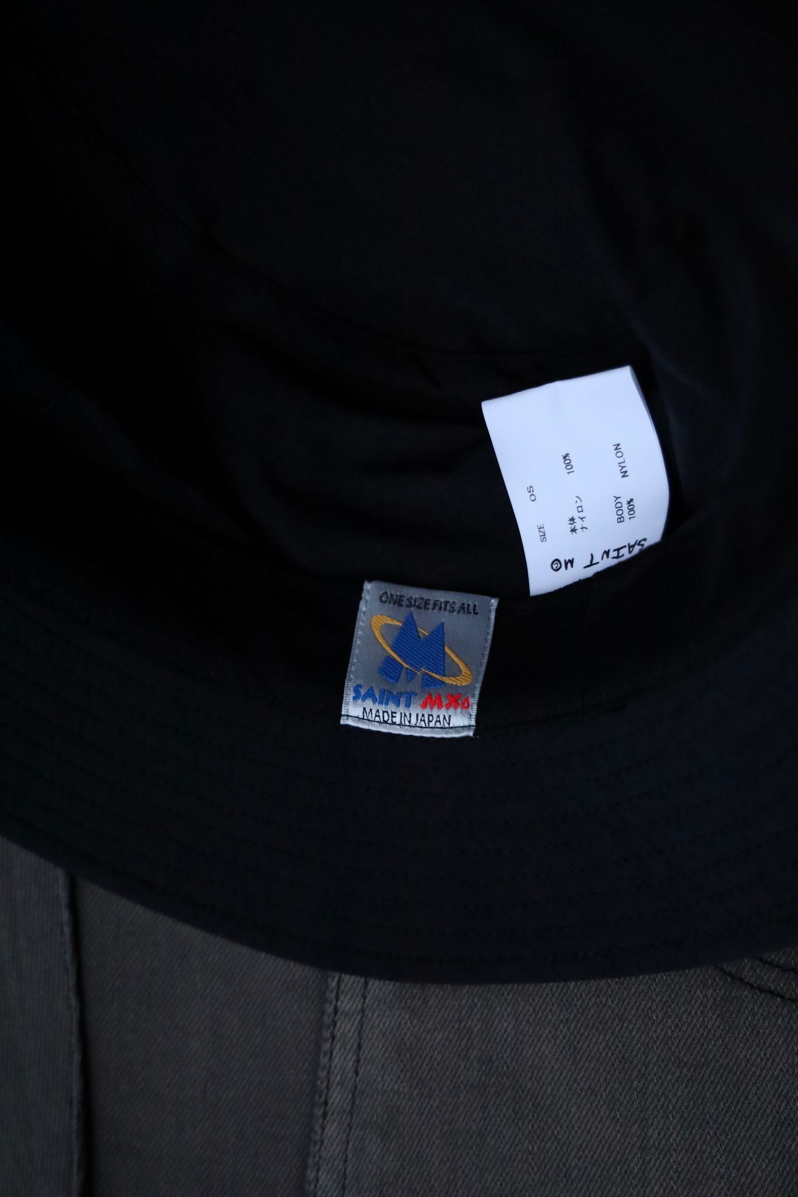 セントマイケル25SS SAINT BUCKET HAT (SM-HR8-0000-082)BLACK
