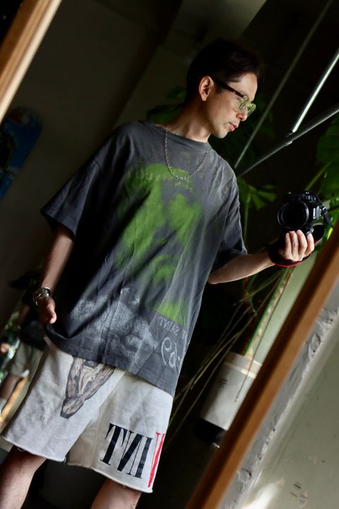 ©SAINT M×××××× ベルベルジンコラボTシャツスタイル