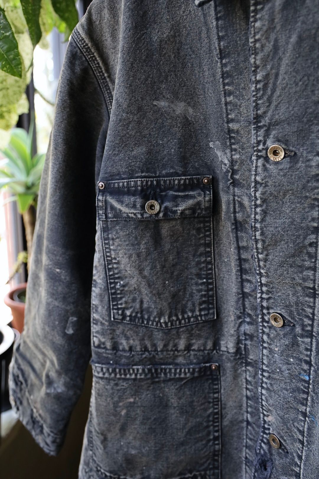 BOW WOW 25FWバウワウ  カバーオールDUCK COVERALL BLANKET LINER AGED(BW252-DCBL) AGED BLACK