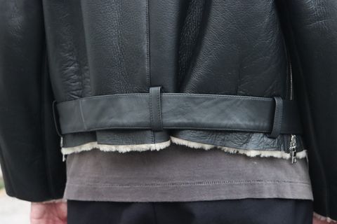 YOKE DETACHABLE COLLAR BOMBER JACKET style.2021.10.17.