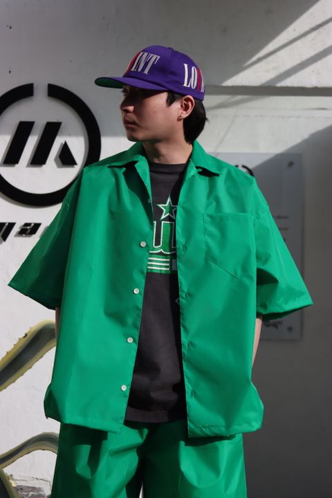 is-ness BALLOON WIDE SHIRT(1022SSSH03) style.2022.4.25