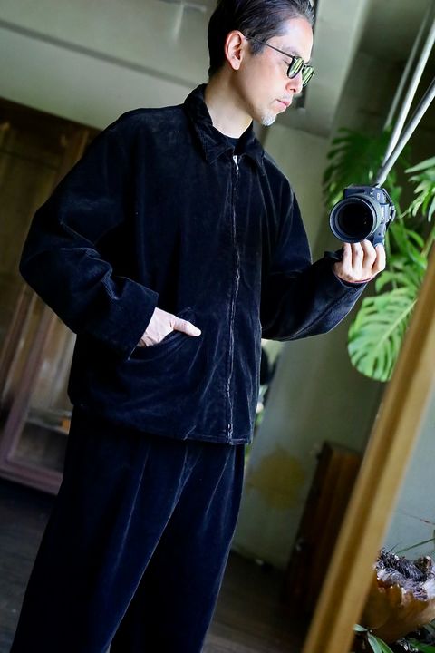 A.PRESSE Vintage Corduroy Trousersスタイル