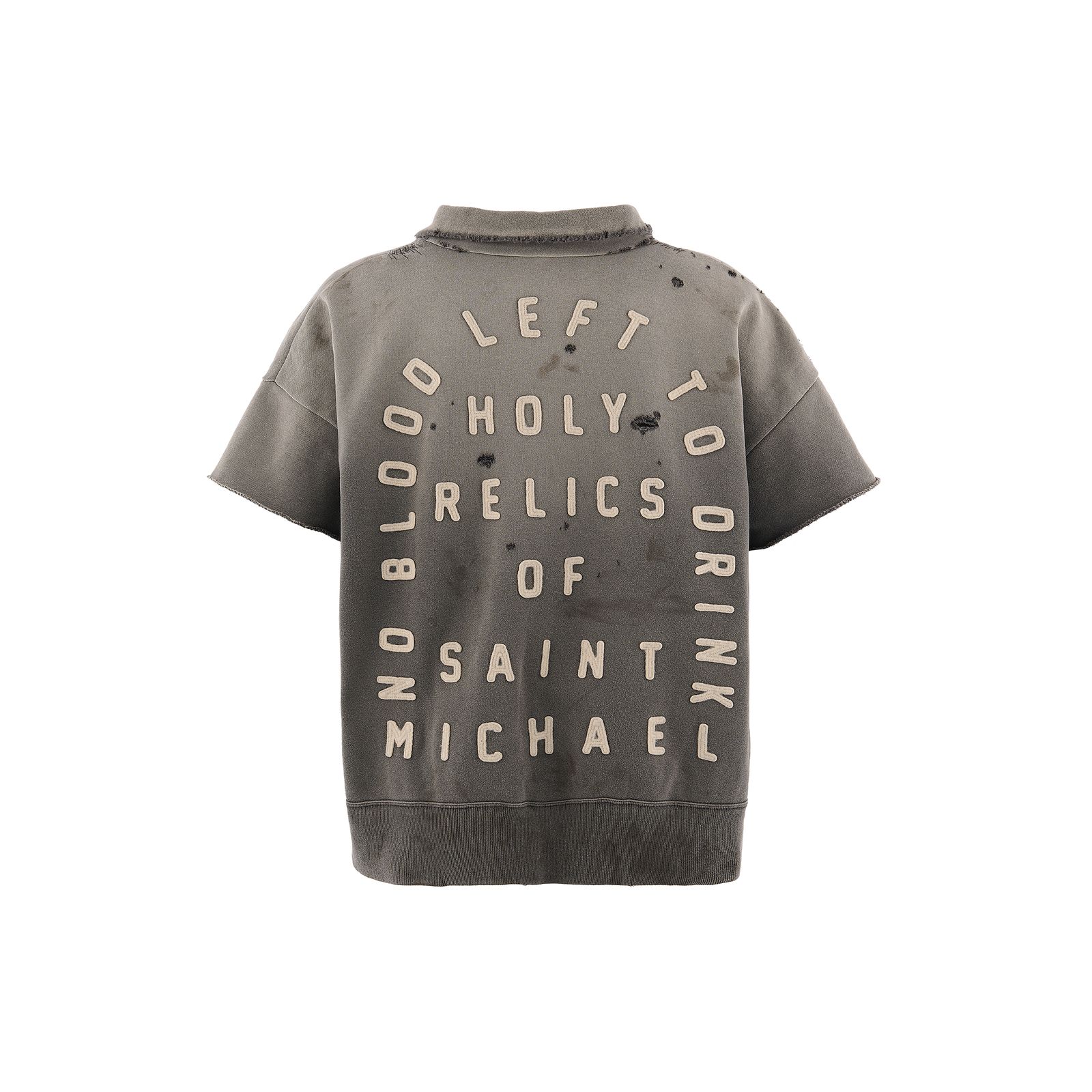 セントマイケル 26SS SAINT HALF ZIP SWEAT(SM-MK8-0000-052)CHARCOAL☆4月11日(土)発売！