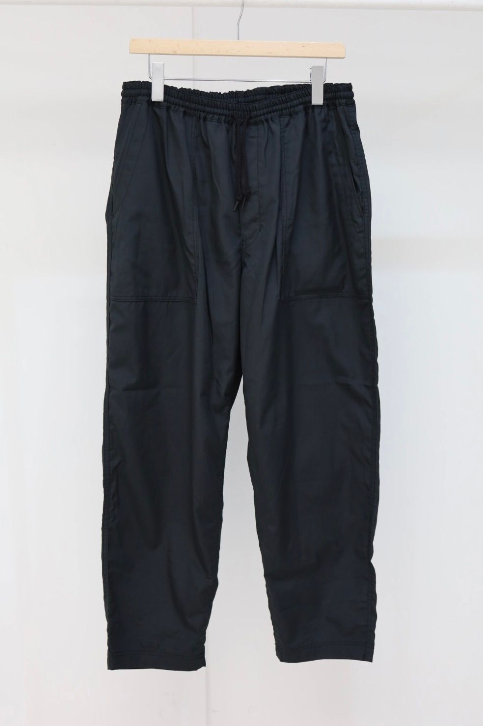 コムデギャルソンオム26SS 綿ブロード ベイカーパンツ(HQ-P103-051)BLACK★4月3日(金)発売！