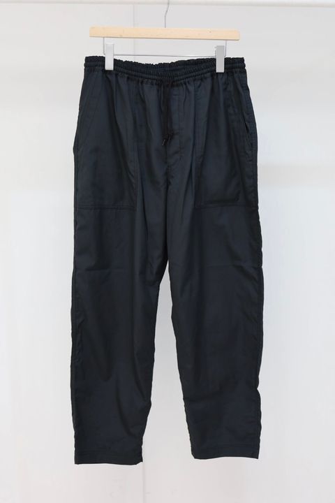 コムデギャルソンオム26SS 綿ブロード ベイカーパンツ(HQ-P103-051)BLACK★4月3日(金)発売！