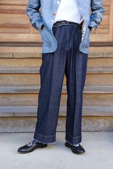 JUNYA WATANABE COMME des GARCONS MAN 綿リネンデニムジャケット(WG-J007-051) style. 2021.04.05.