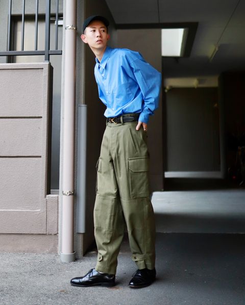 blurhms ブラームス 23FW Cotton Serge 47 Pantsスタイル