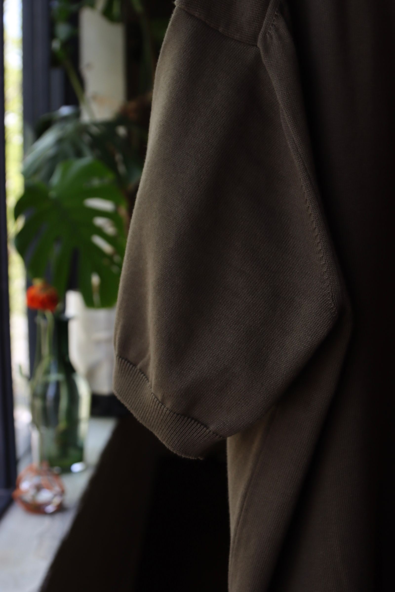 A.PRESSE - アプレッセ24SS Cotton Knit S/S Polo Shirts (24SAP A.PRESSE - アプレッセ24SS Cotton Knit S/S Polo Shirts (24SAP
