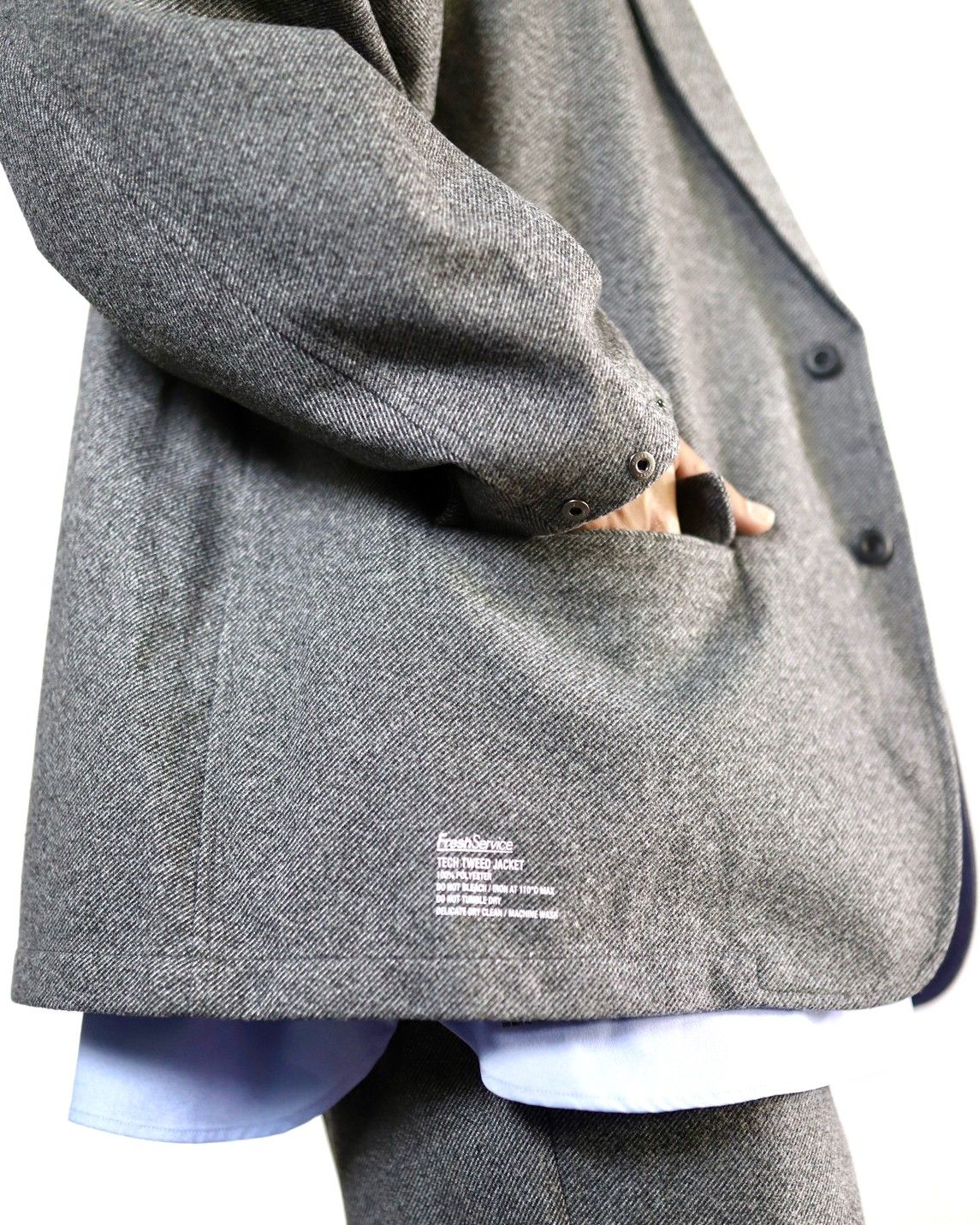 FreshService フレッシュサービスTECH TWEED JACKETスタイル