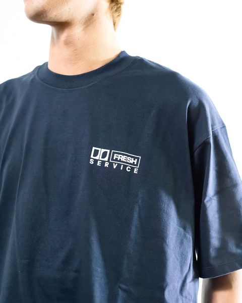 FreshService 新作CORPORATE PRINTED S/S TEE ‘‘FS’’(NAVY)style 2024.7.19