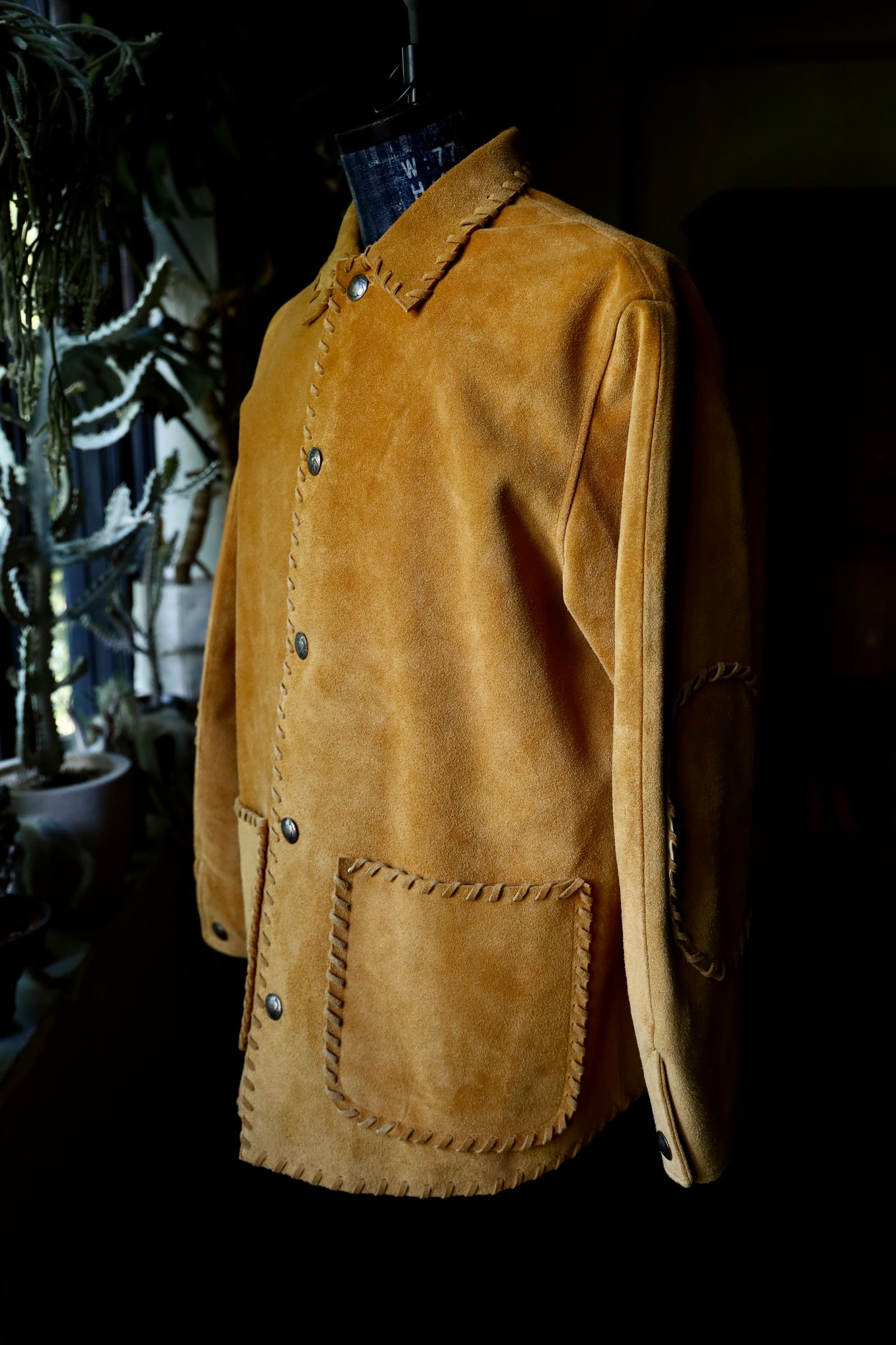 BOW WOW バウワウ WOVEN SUEDE COVERALL(BW242-WSCA)GOLD