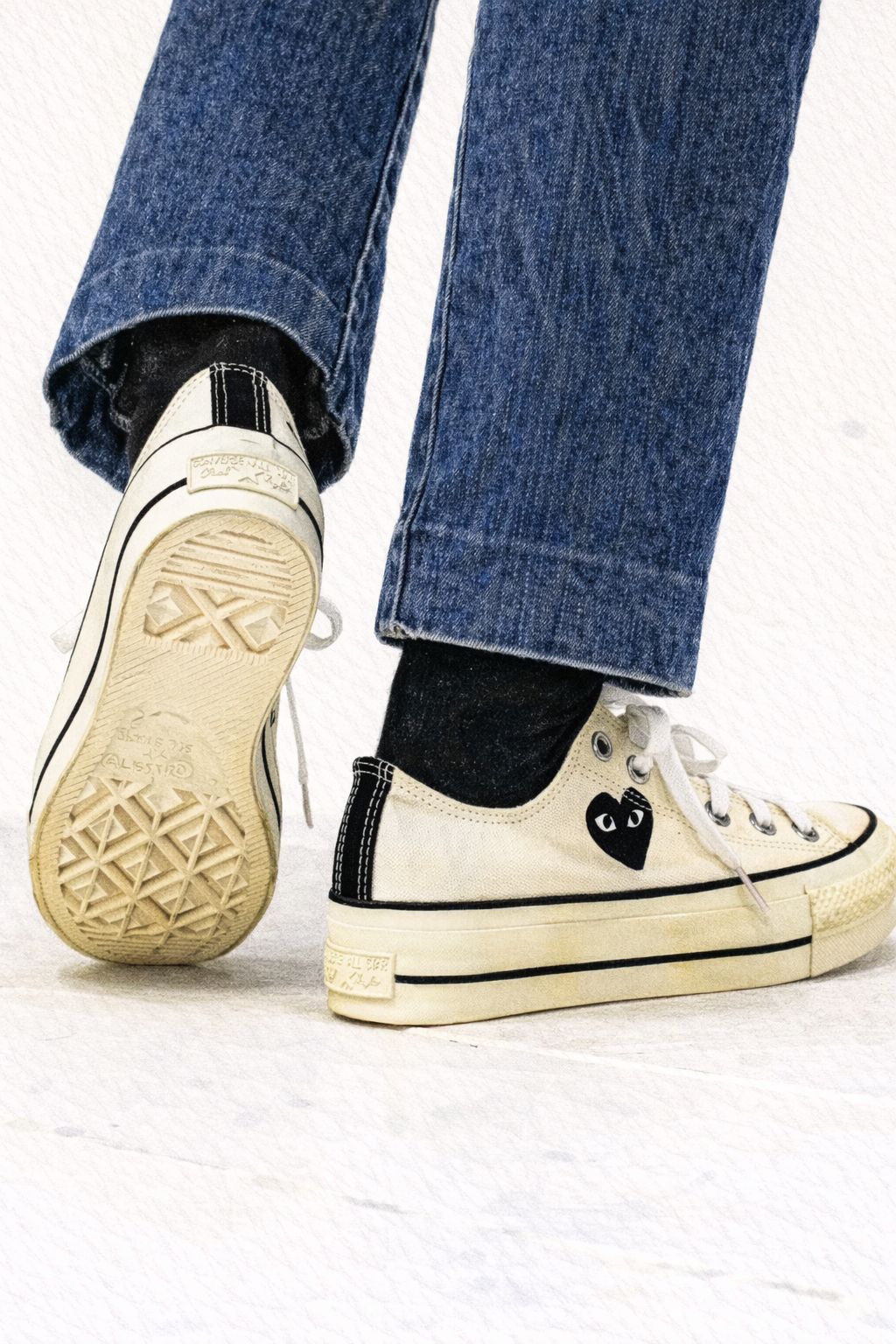 プレイコムデギャルソン PLAY CONVERSE CHUCK TAYLOR(AZ-K125-001-2)WHITE☆新作発売！