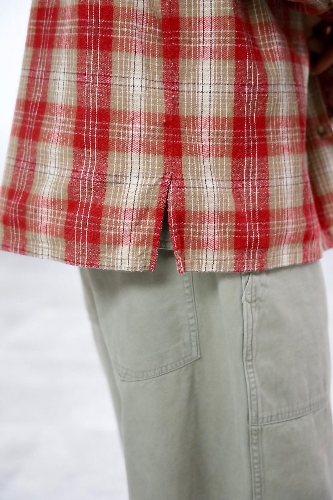 アプレッセ 2026 STYLE1 Vintage Cotton Silk Nep Twill Check Shirts (26SAP-02-06)RED☆1月24日(土)発売！
