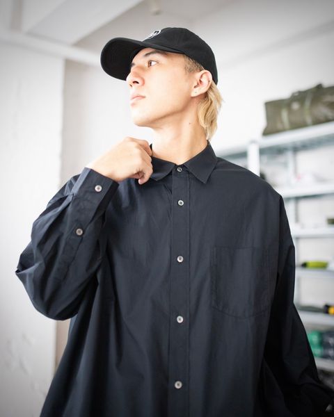 FreshService SPOT CORPORATE UNIFORM L/S SHIRT(BLACK) style 2024.6.28