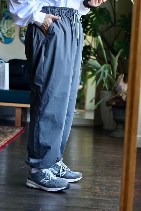 S.F.C 23FW WIDE SPORTY PANTS"GRAY"スタイル