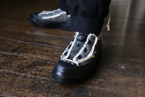 Yohji Yamamoto W-ヒモ開きレースアップパンツ(HD-P56-100) style 2021.01.20.