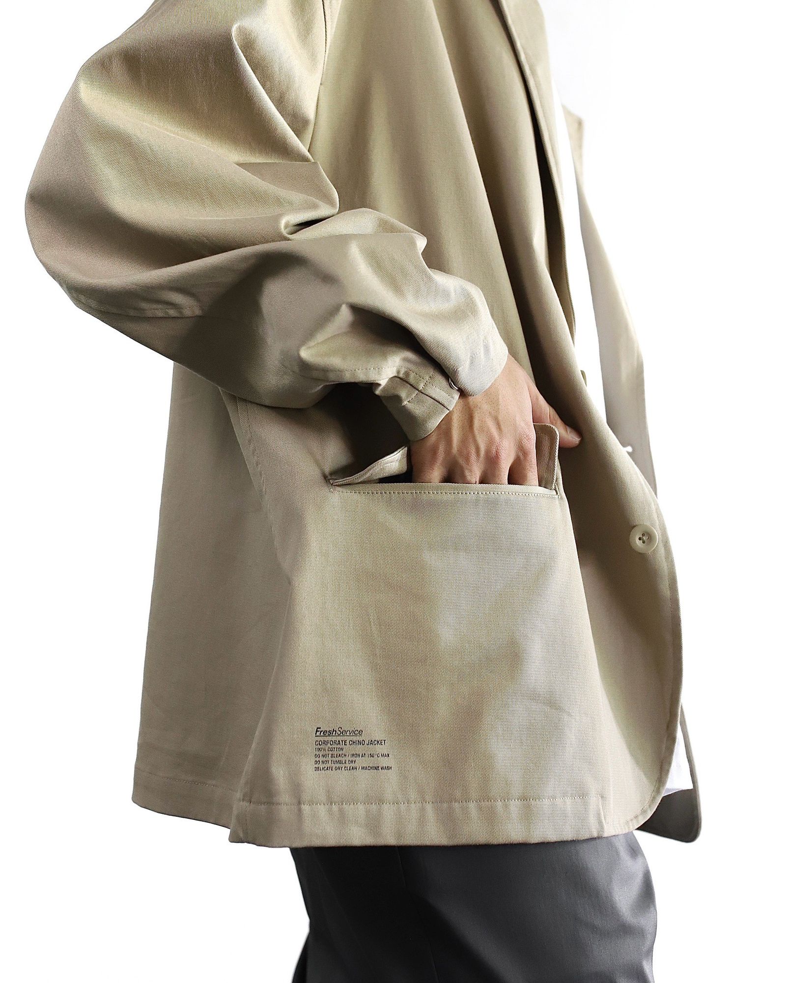 FreshService 24SS STRETCH DRY CLOTH JACKET&Solotex Twill Chef Pants style 2024.5.11