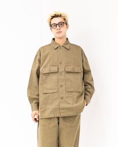 フレッシュサービス UTILITY FATIGUE SHIRT(FSC253-20146)GREEN(TAN)☆10月11日(土)発売！