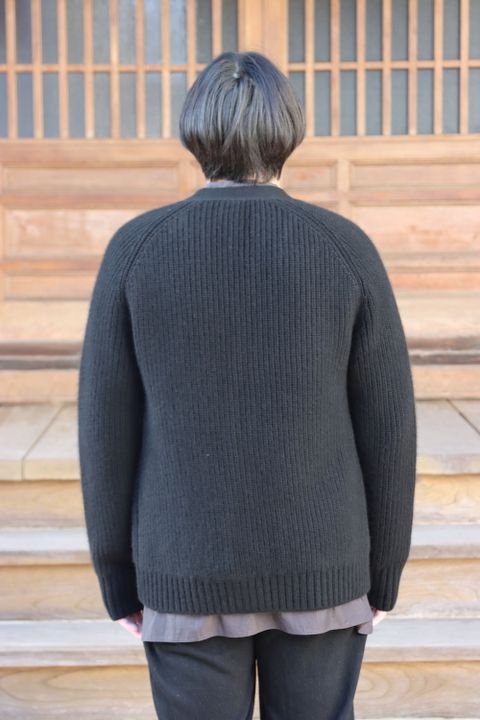 A.PRESSE  Fisherman Cardigan Sweater(21AAP-03-02M) style.2021.12.24