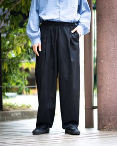 フレッシュサービス 26SS CORPORATE WIDE EASY PANTS(FSC262-40014B)BLACK STRIPE☆5月30日(土)発売！
