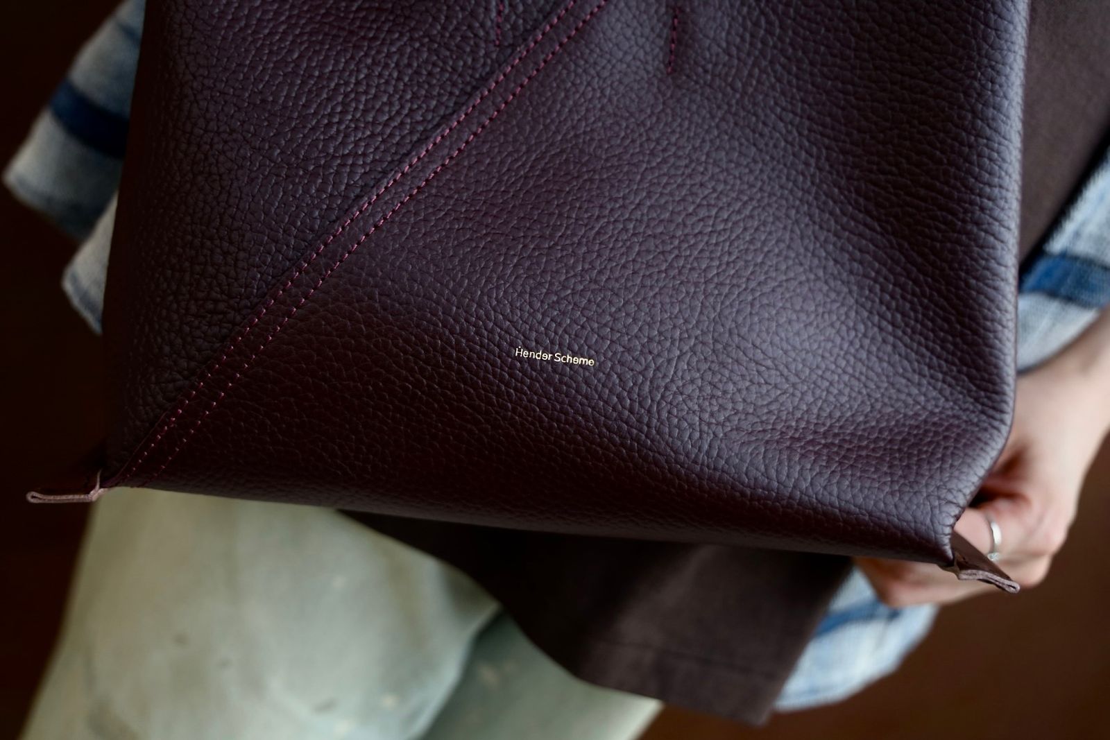 エンダースキーマ バッグ triangle bag(wt-rb-trb)bordeaux☆6月13日(土)発売！