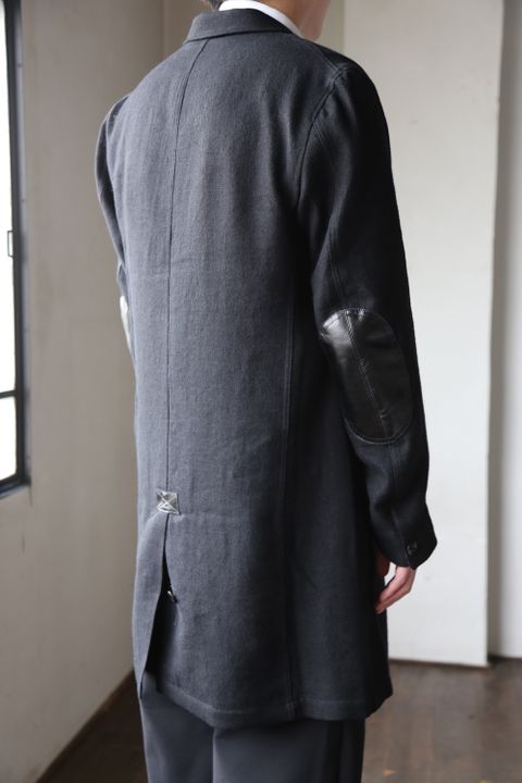 eYe JUNYA WATANABE COMME des GARCONS MAN ウール麻ツイル縮絨×牛革(WF-C401-051) style.2020.9.12.