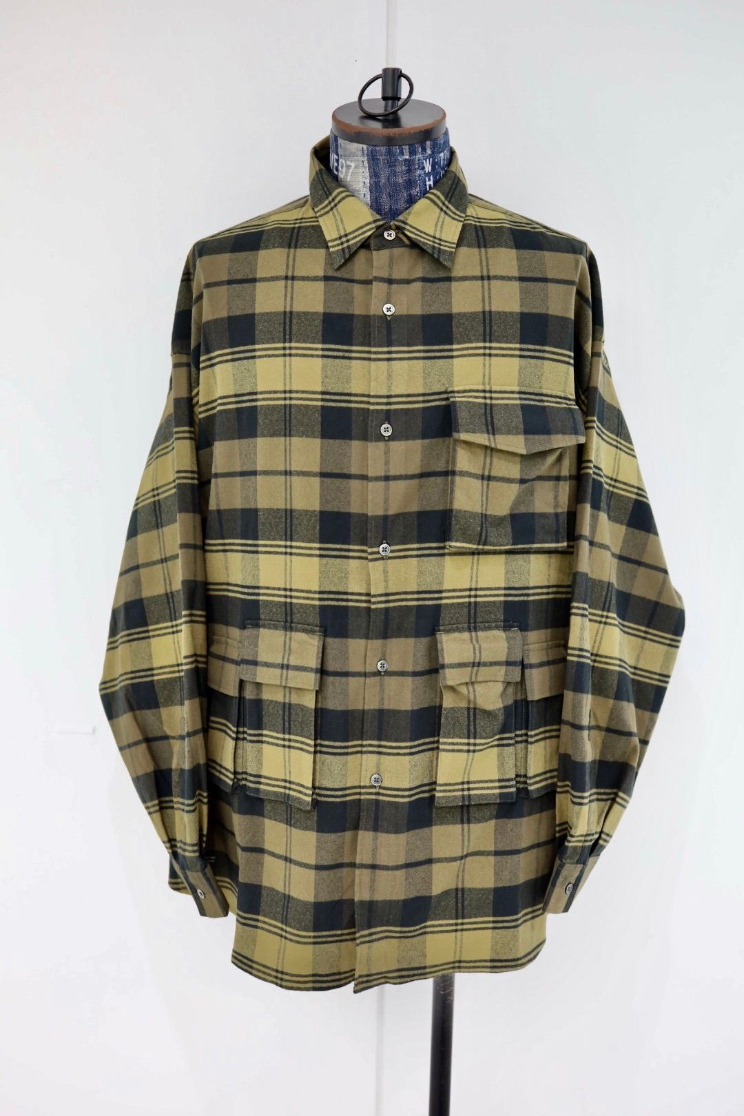 フレッシュサービス FLANNEL CHECK MULTI POCKET SHIRT(FSP254-50059)BROWN☆11月15日(土)発売！