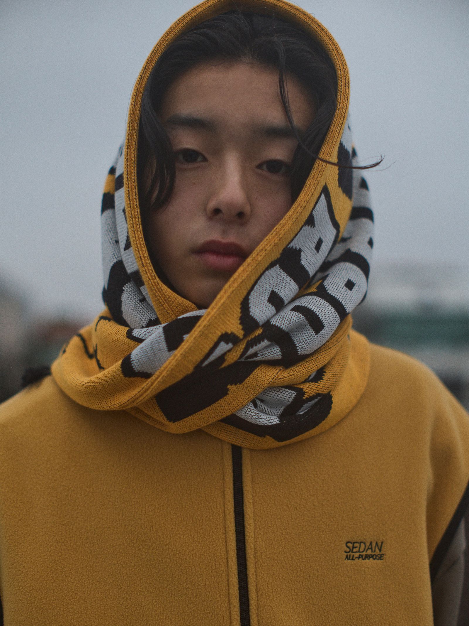 セダンオールパーパス FW24 Football Scarf(SD24F-ACO3)YELLOW☆11月9日(土)新作発売！