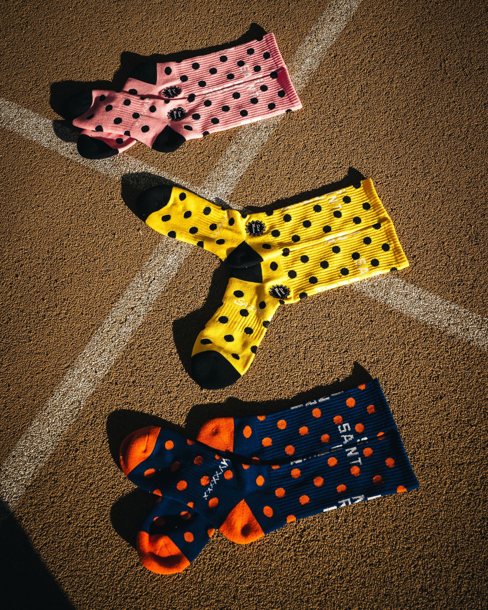 セントマイケル 26SS DOT SOCKS(SM-MK8-0000-103)YELLOW★1月10日(土)発売！