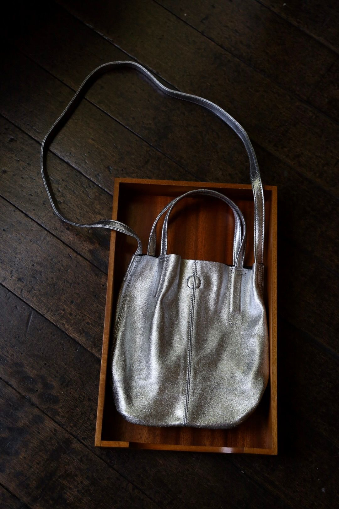 Morphée - Morphee / モルフェ 2WAY SMALL TOTE（SHORT）SILVER | mark