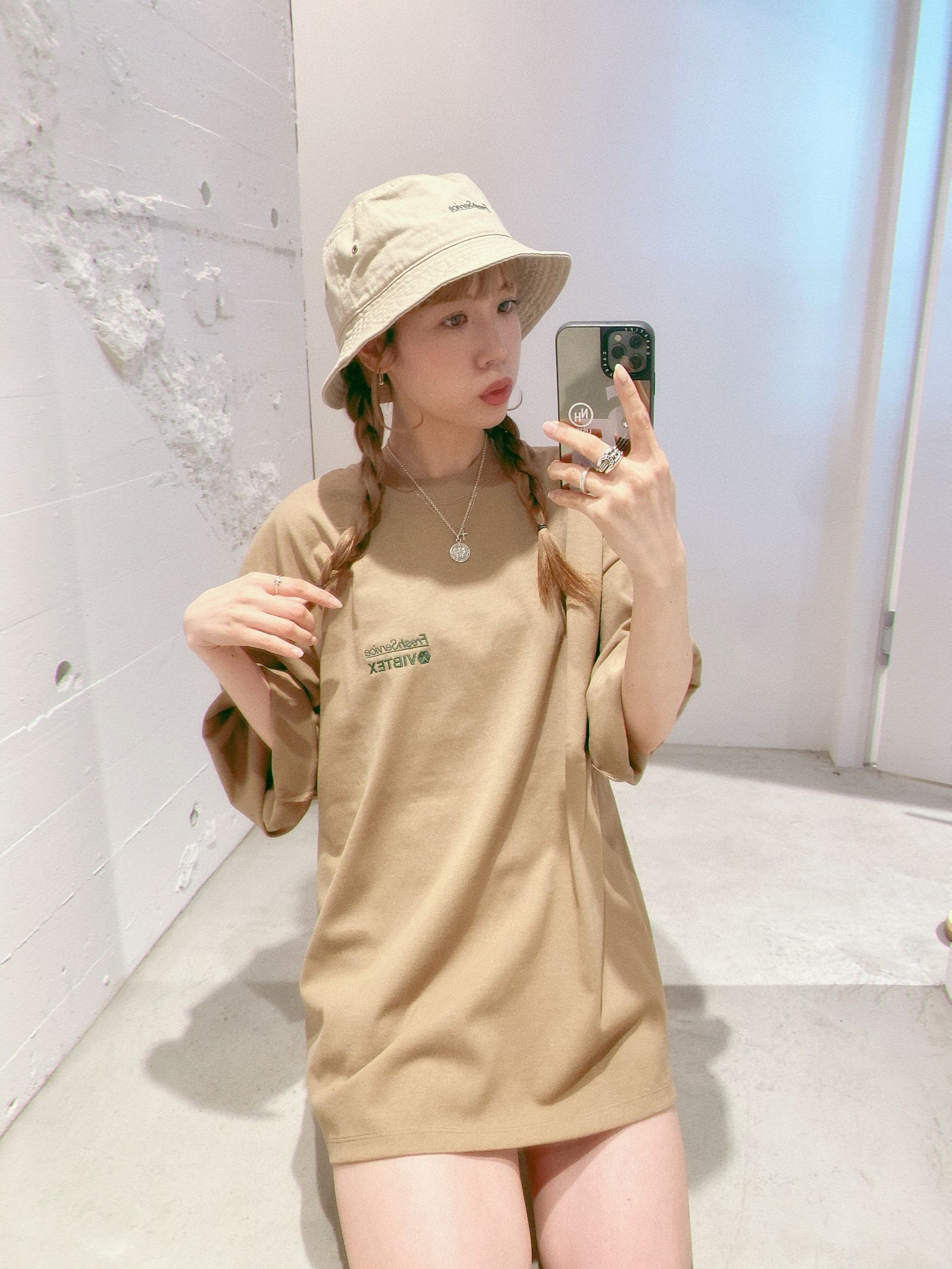VIBTEX for FreshService S/S CREW NECK TEE(FSC252-70003)BEIGE☆再入荷しました！