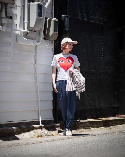 PLAY COMME des GARCONS  RED HEART Tシャツ style.2024.06.18