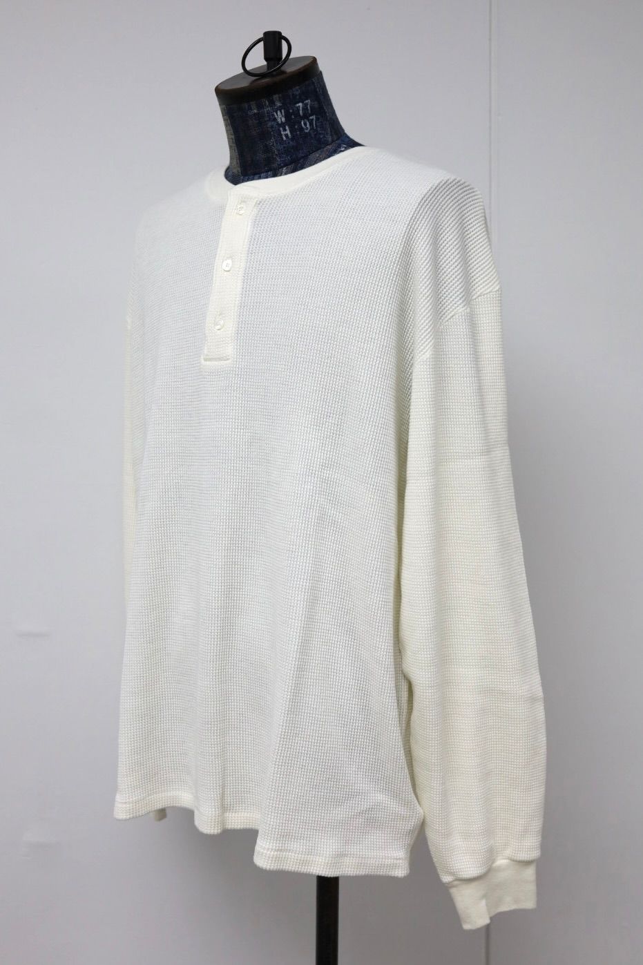 アプレッセ 2026 STYLE2 Cashmere Blend Wafflel L/S Henley Neck Shirts(26AAP-05-03) WHITE☆6月6日(土)発売！
