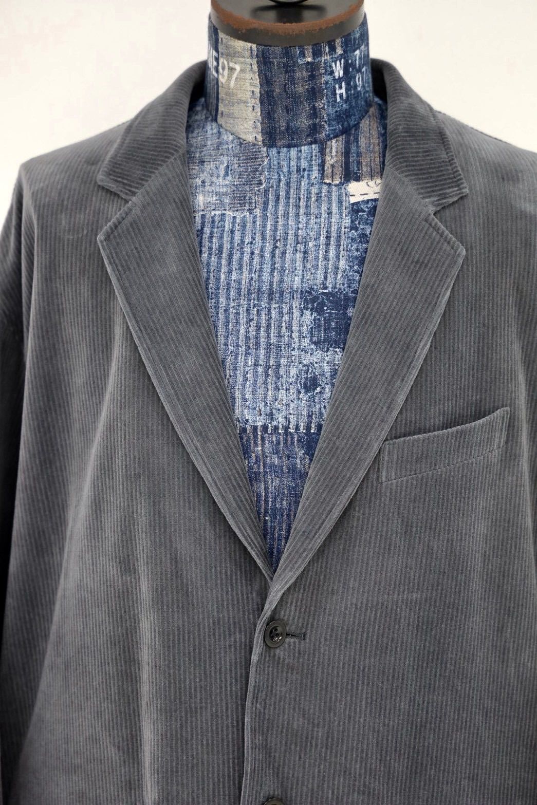 グラフペーパー Soft Knit Corduroy Jacket(GM263-20110B)GRAY☆9月5日(土)発売！