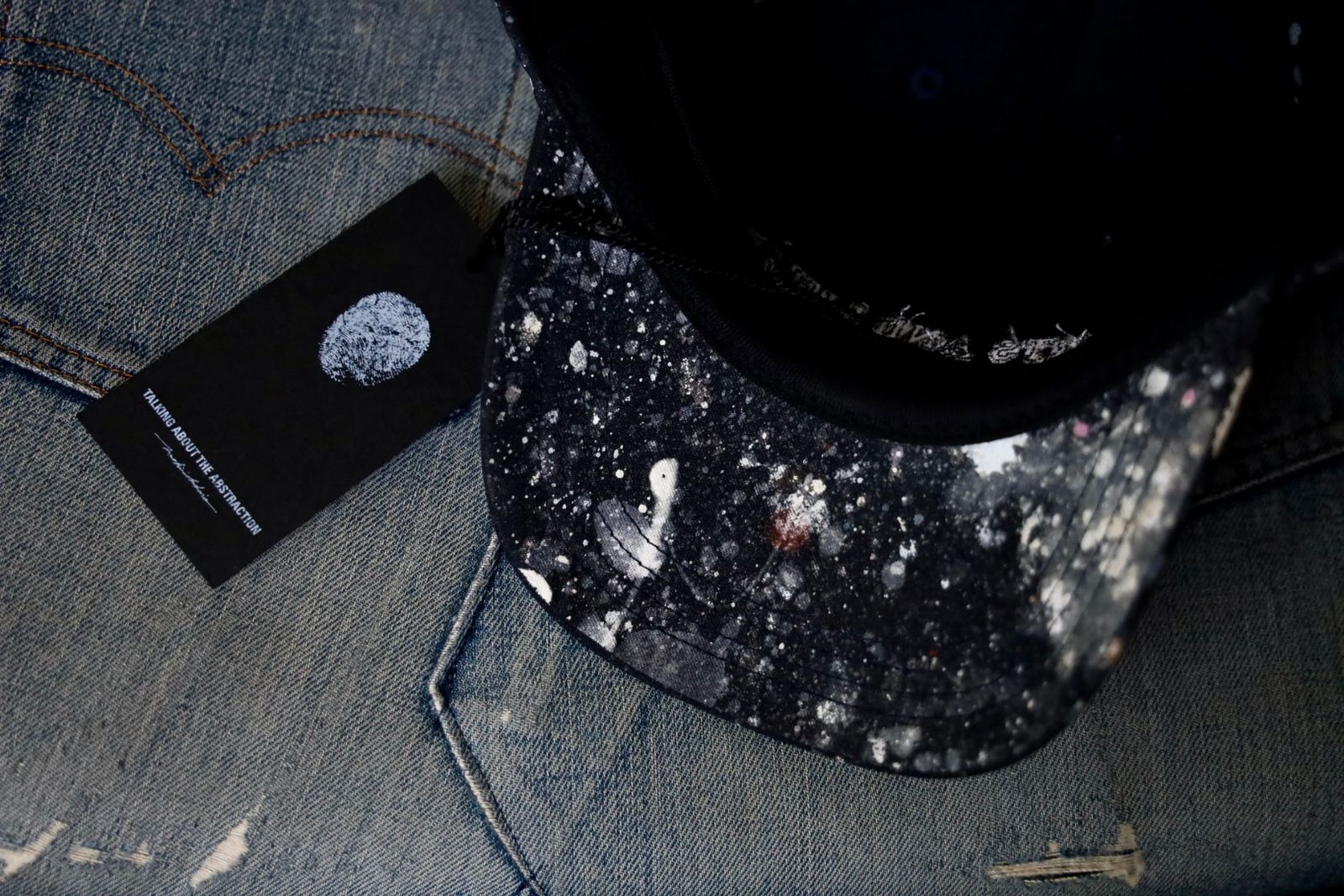 トーキングアバウト ジ アブストラクションRE-MAKE CAP(NPT-ACC-001R)NAVY