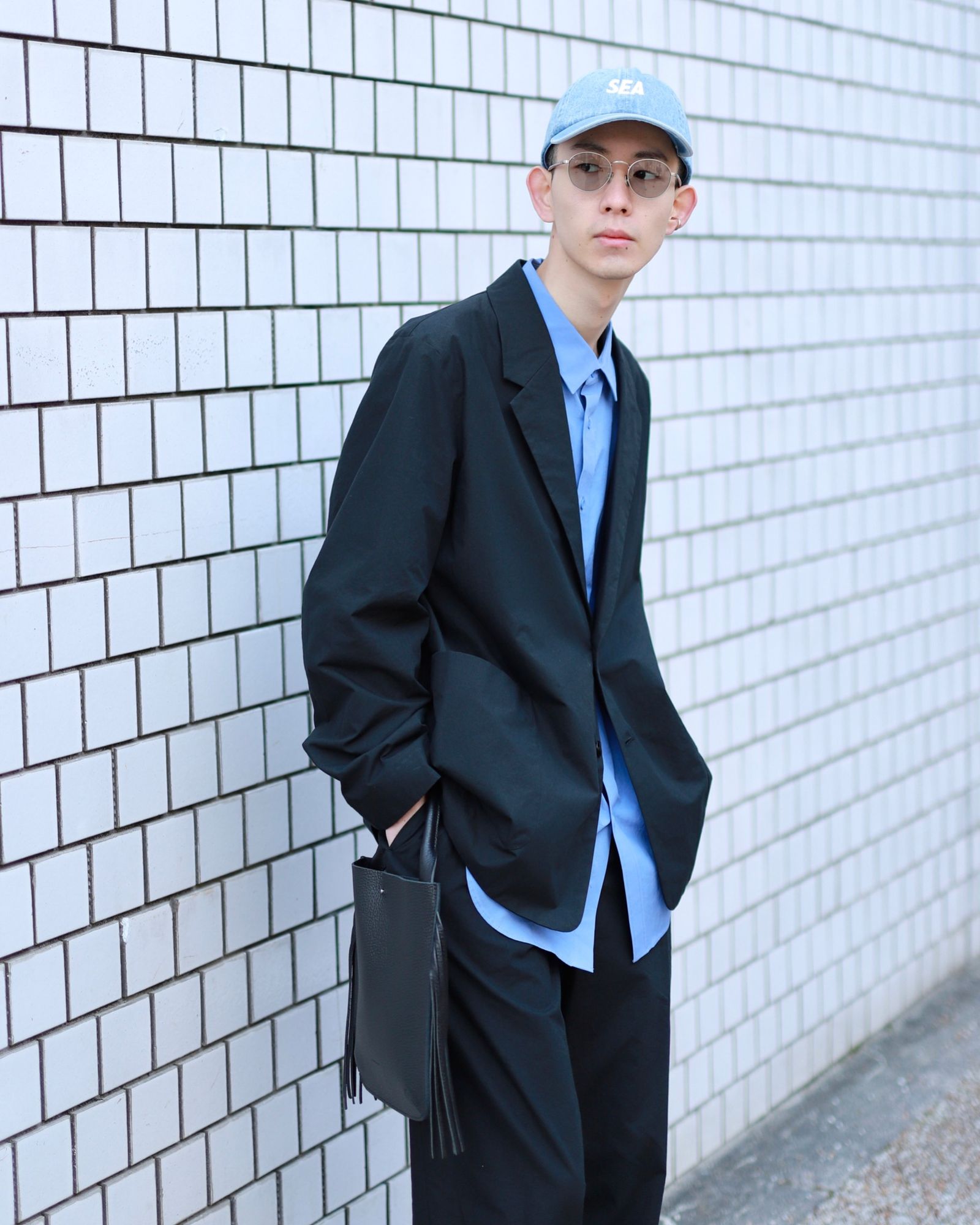 ATON COTTON TYPEWRITER TAILORED JACKET | ochge.org