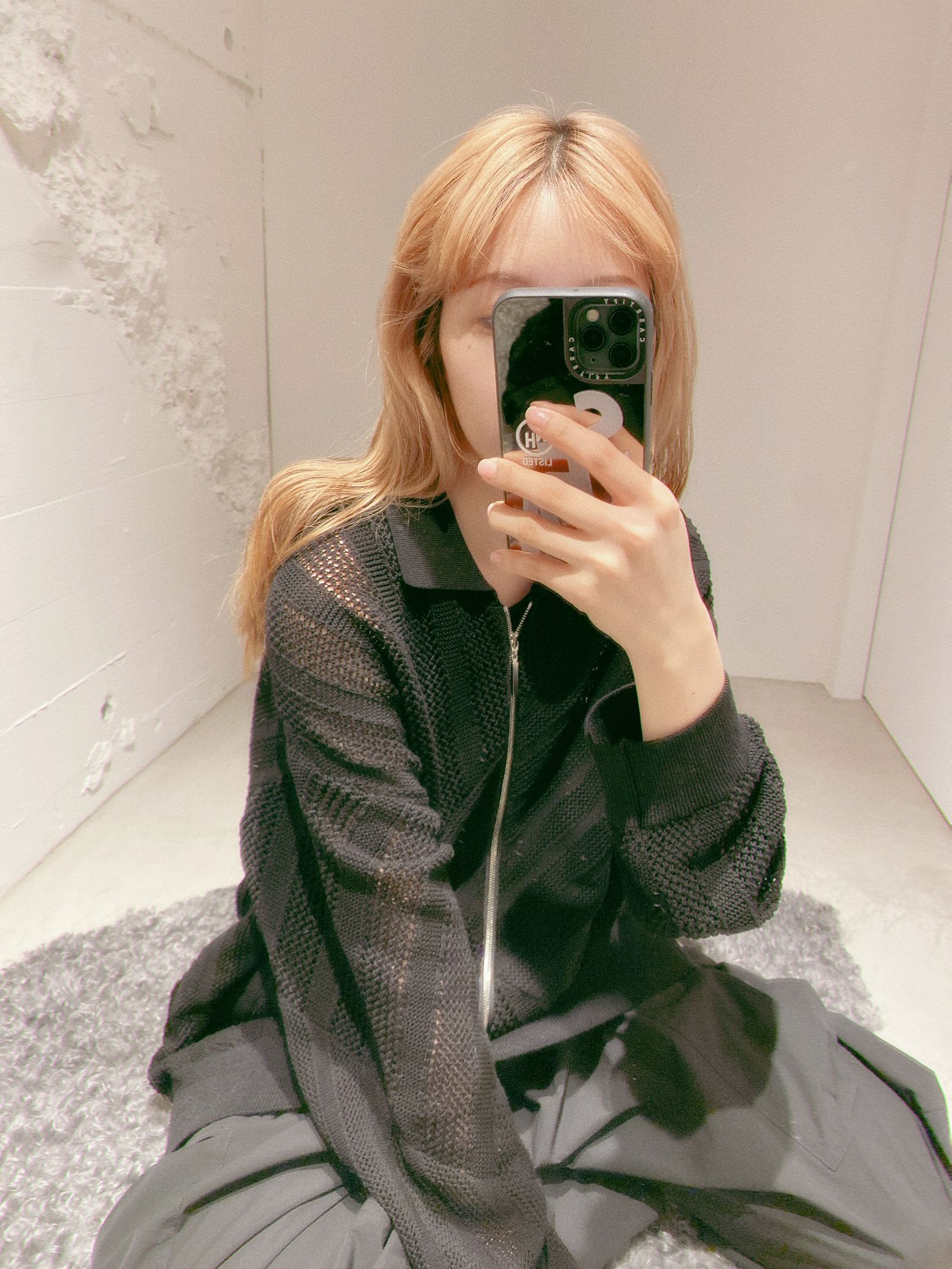 YOKE - ヨーク24SS COTTON MESH STRIPE ZIP-UP CARDIGAN YOKE - ヨーク24SS COTTON MESH STRIPE ZIP-UP CARDIGAN