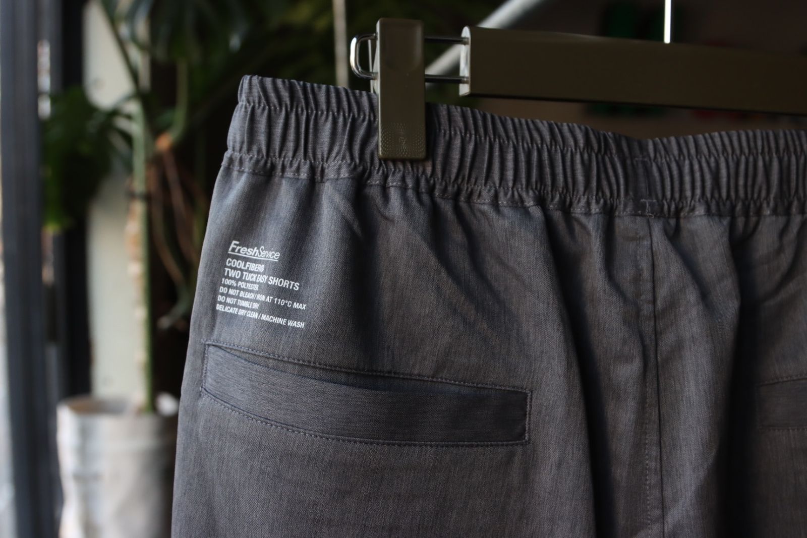 フレッシュサービスCOOLFIBER TWO TUCK EASY SHORTS (FSC261-40258)H.GRAY☆4月6日(土)発売！