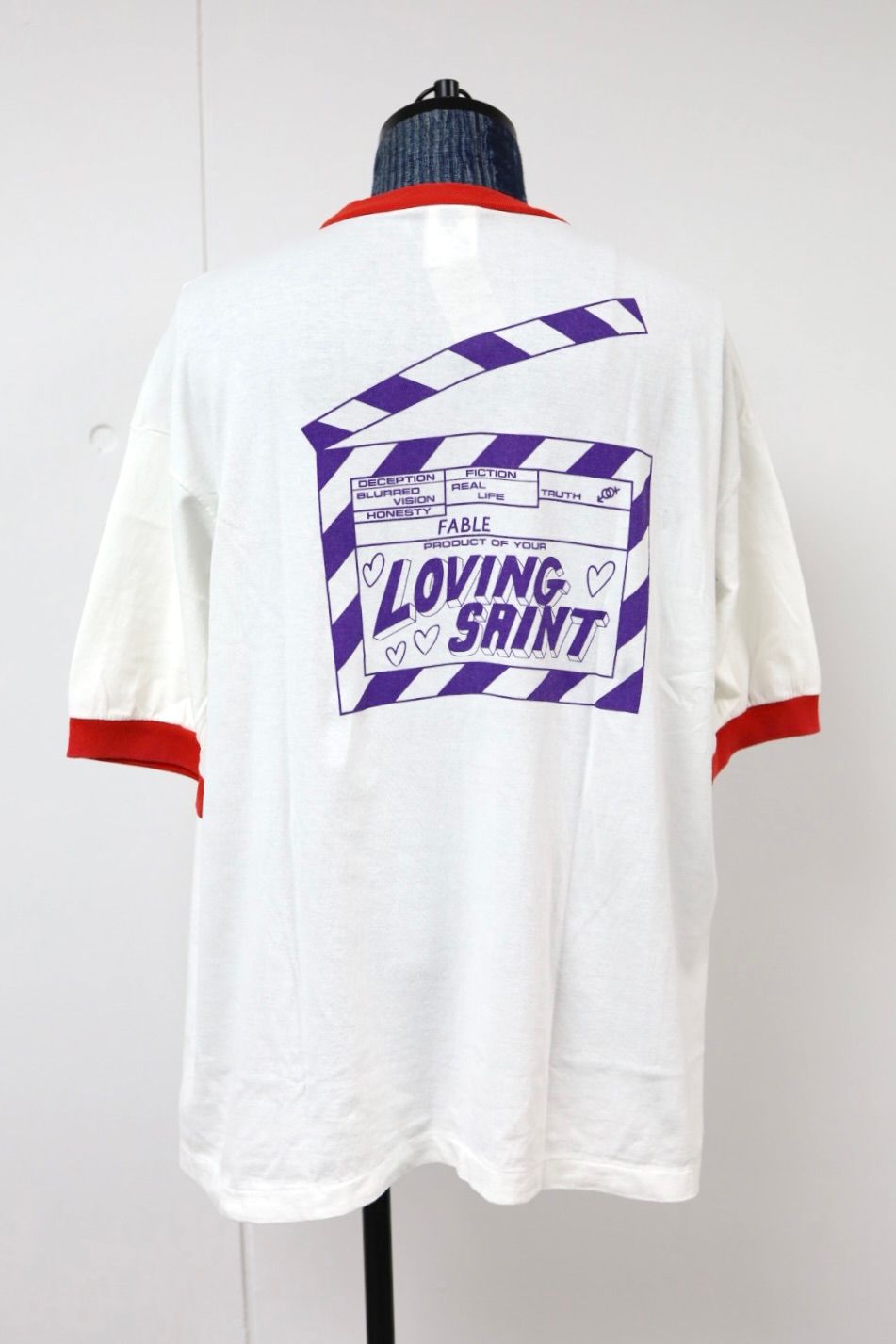 セントマイケル 26SS I LOVE SAINT_SS T-SHIRT(SM-MK8-0000-018)WHITE☆4月29日(水)新作発売！