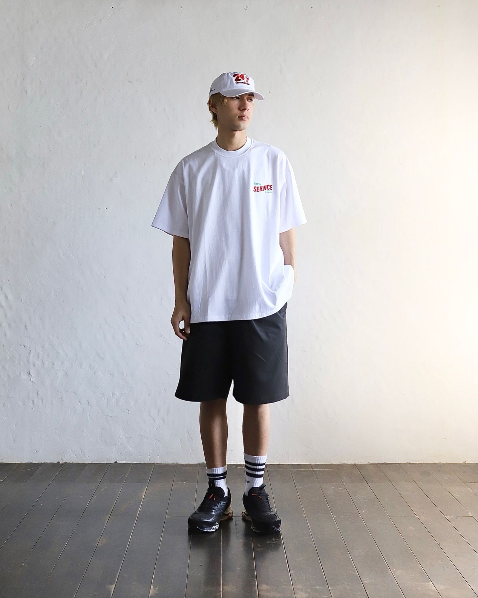 FreshService 24SS CORPORATE PRINTED S/S TEE "All Day All Night" style 2024.3.8