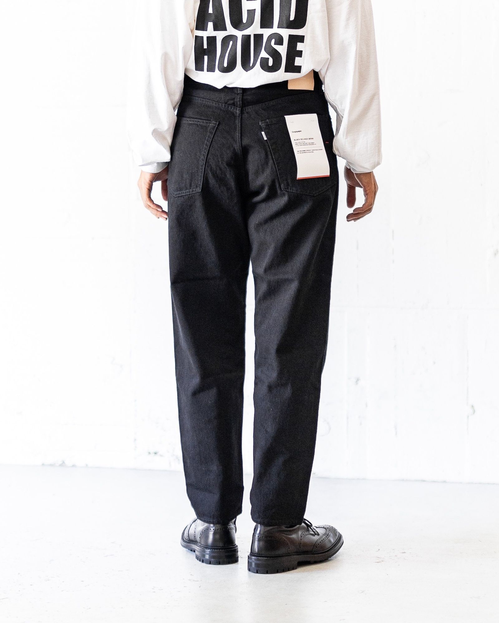 パンツ Graphpaper Denim Five Pocket Pants Graphpaper (グラフペーパー) Denim Five Pocket Pants Fade