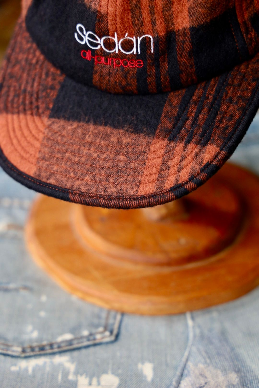 セダンオールパーパス FW25 Classic Logo C/W Plaid Cap(SD25F-CP04)Brick☆10月4日(土)発売！