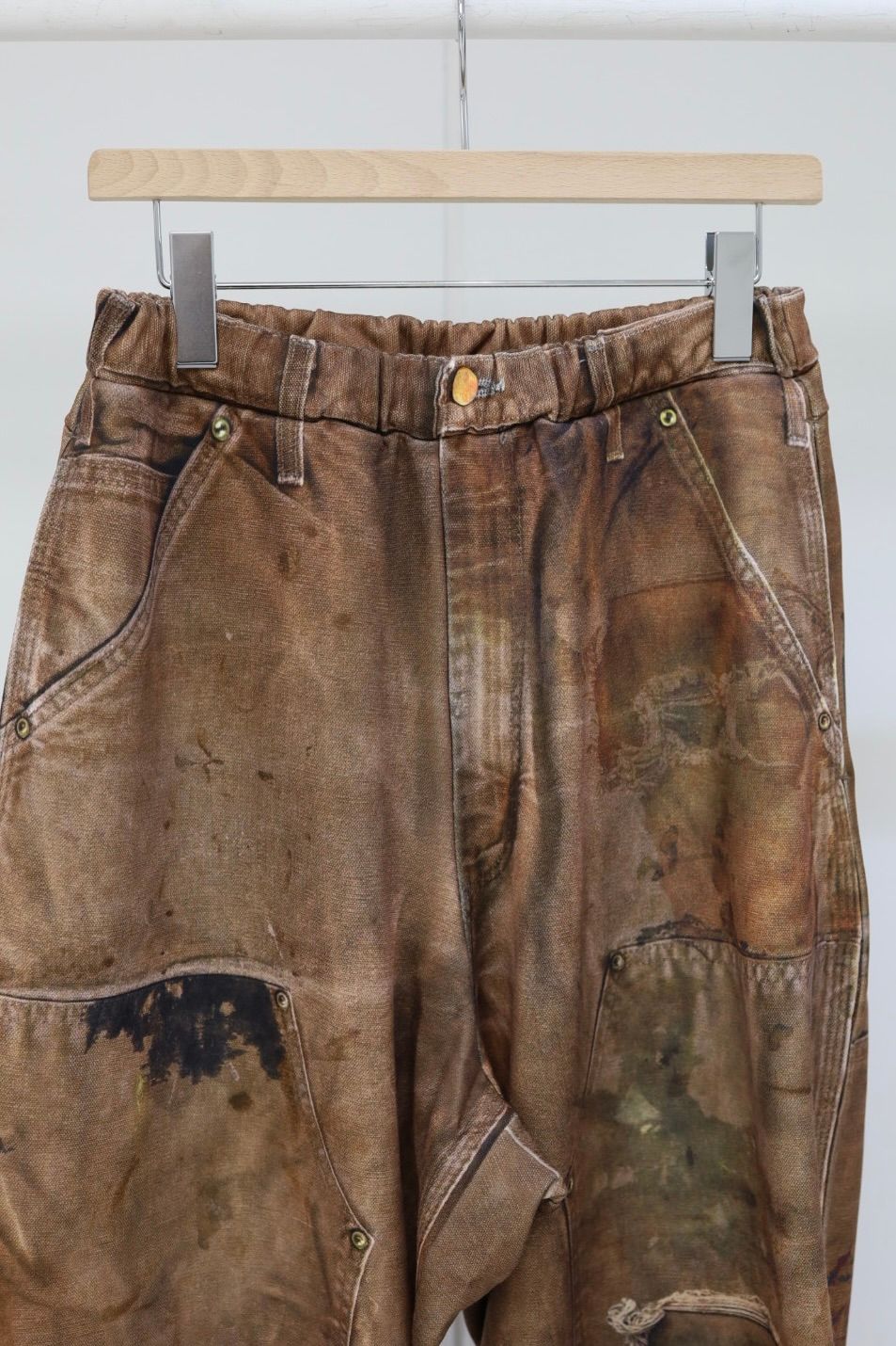 トーキングアバウト ジ アブストラクション 26SS パンツ PRINT DUCK WIDE PT(26SS-PT-002CH)BROWN新作発売！