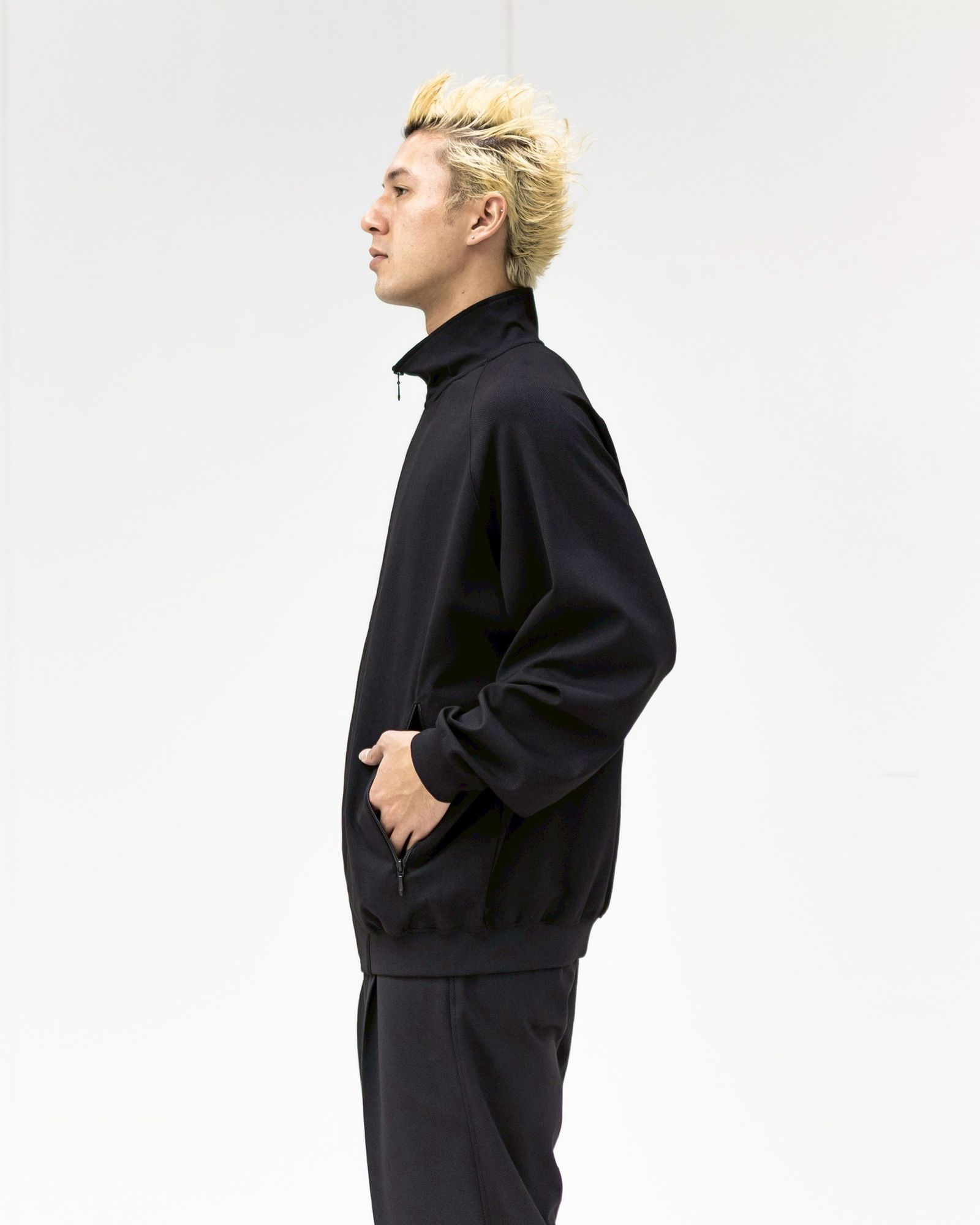 グラフペーパー 25AW SIDOGRAS Melange Ponte Track Blouson(GM254-30050)BLACK☆11月29日(土)発売！